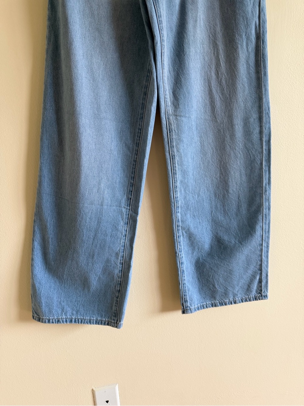 Light Blue Straight-Leg Jeans - Drawstring Waist 15’’ - Picture 5 of 8